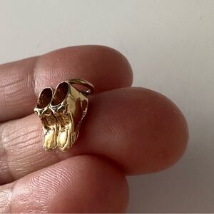 Gold Plated “Baby Shoes” Pendant